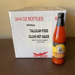 24 Chef Joe Cooper TALLULAH FIRE Hot Sauce (6 oz) Case