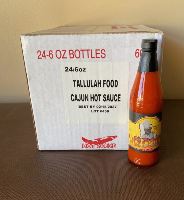 24 Chef Joe Cooper TALLULAH FIRE Hot Sauce (6 oz) Case