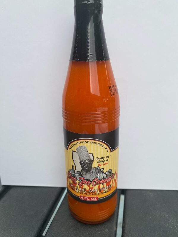 Chef Joe Cooper TALLULAH FIRE Garlic Style Hot Sauce (6 oz) Single